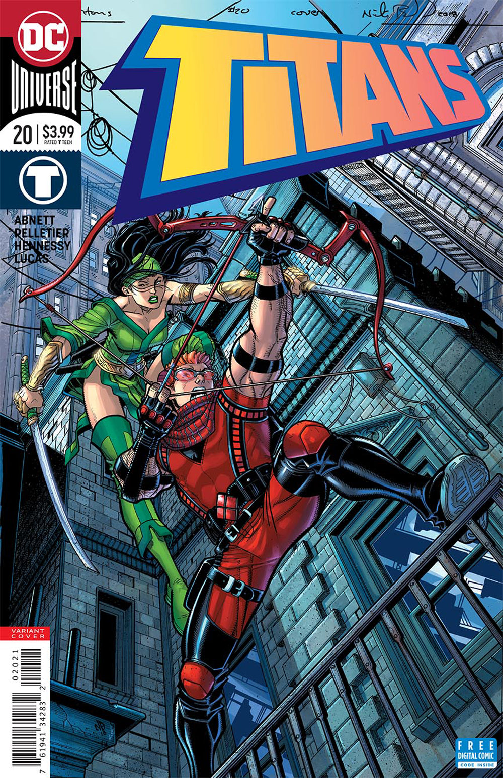 TITANS #20 VAR ED COVER