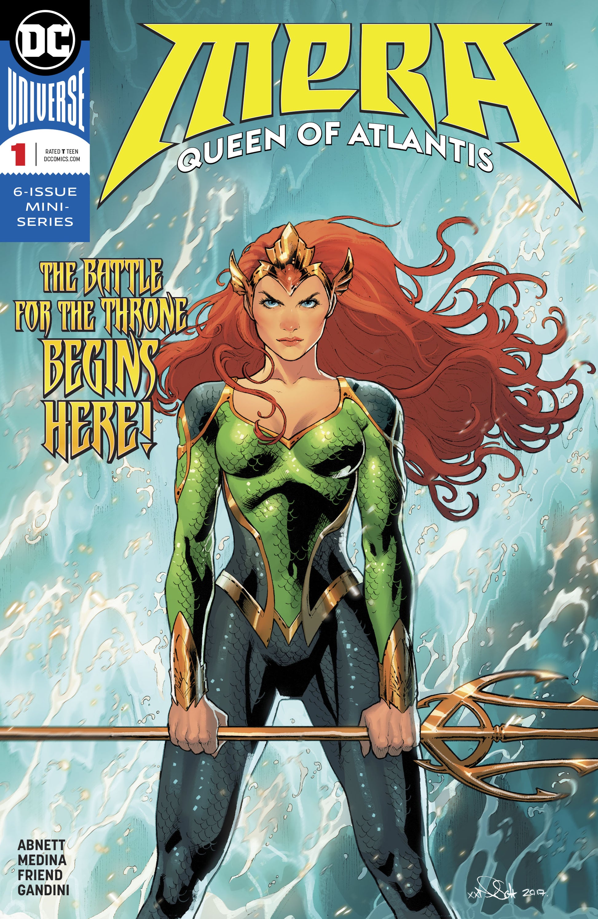 MERA QUEEN OF ATLANTIS #1 (OF 6) COVER