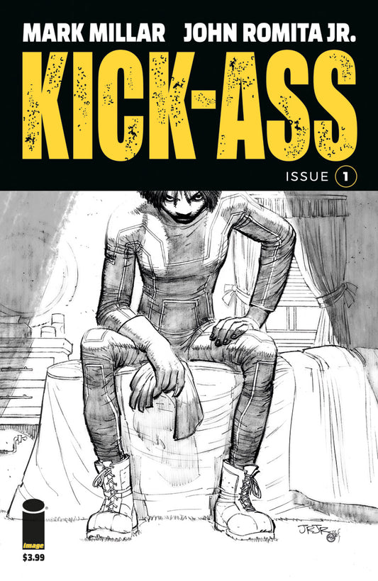 KICK-ASS #1 CVR B B&W ROMITA JR (MR) COVER