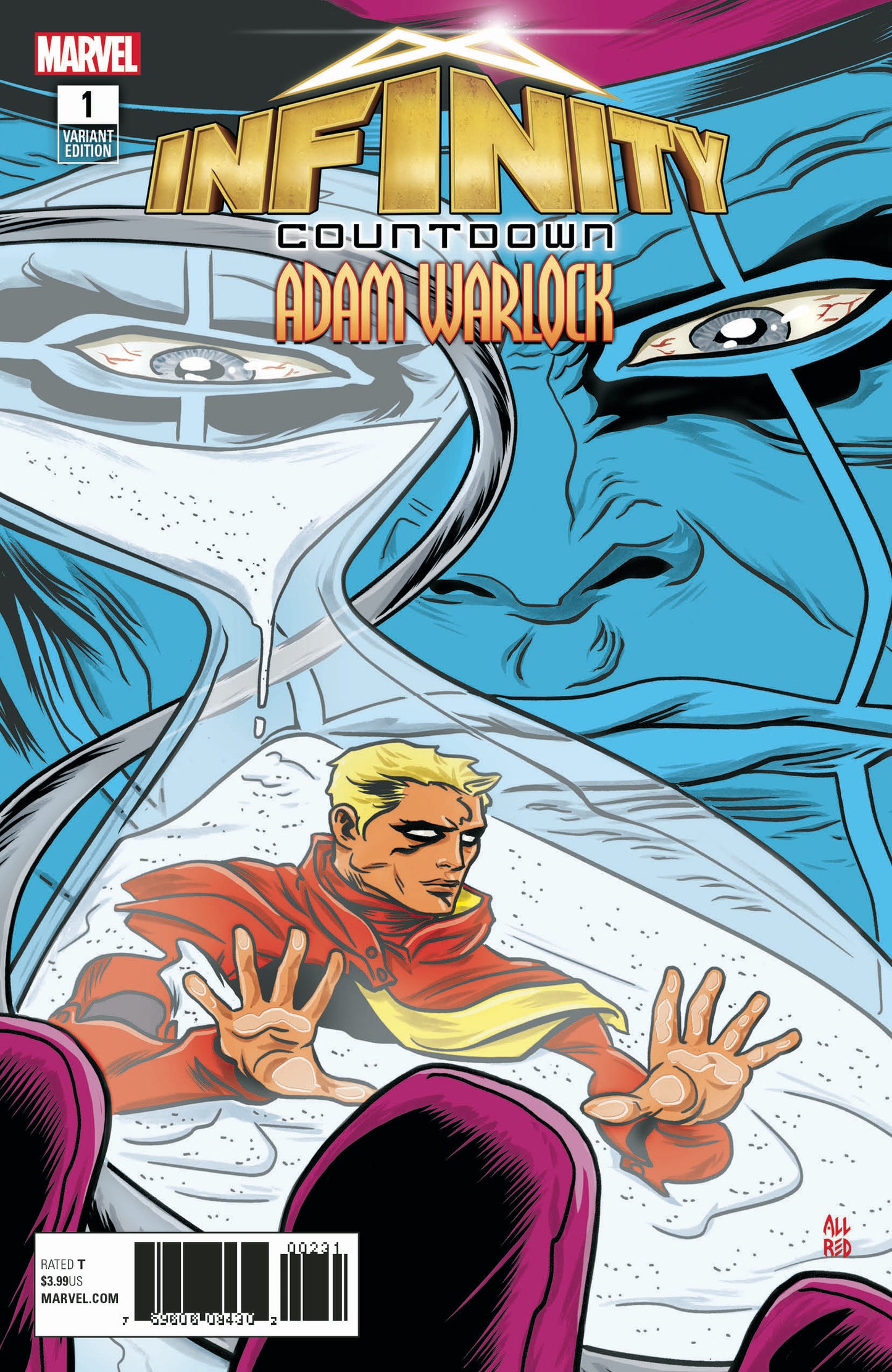 INFINITY COUNTDOWN ADAM WARLOCK #1 ALLRED VAR LEG COVER