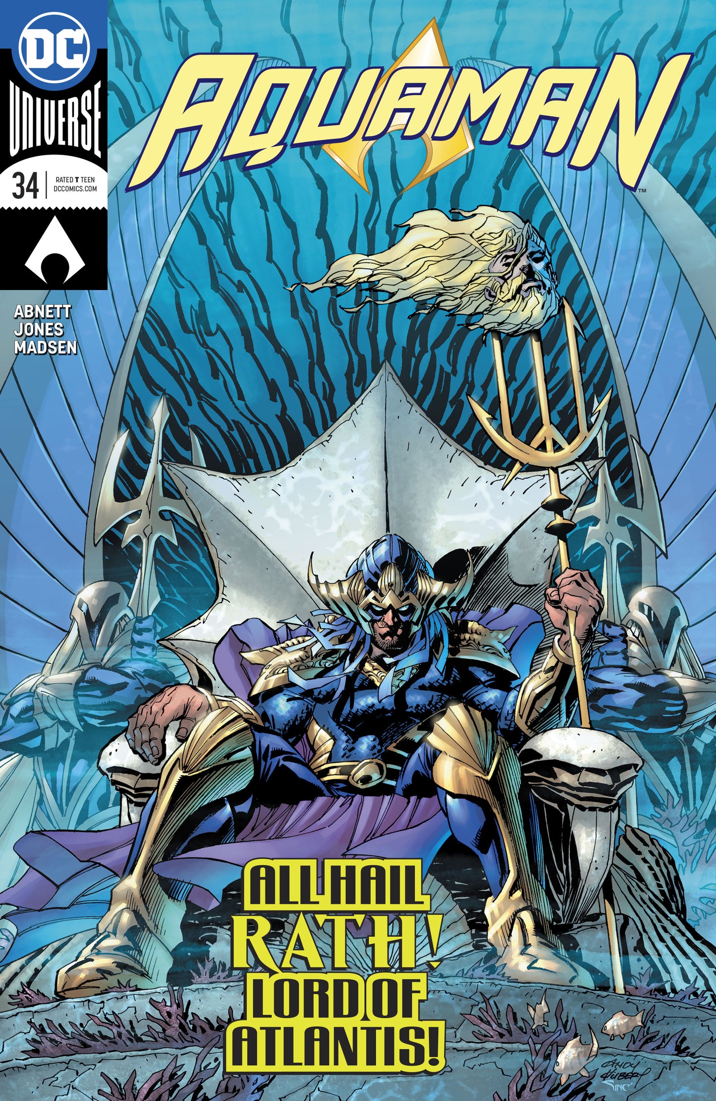 AQUAMAN #34 COVER