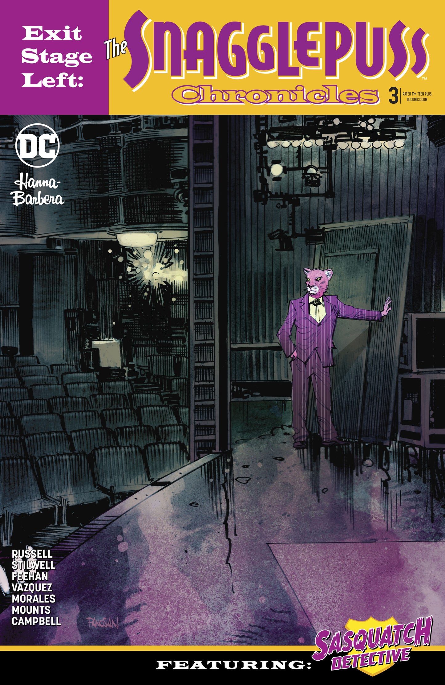 EXIT STAGE LEFT THE SNAGGLEPUSS CHRONICLES #3 (OF 6) VAR ED COVER