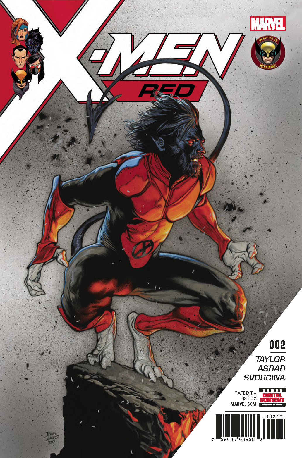 X-MEN RED #2 LEG WW COVER
