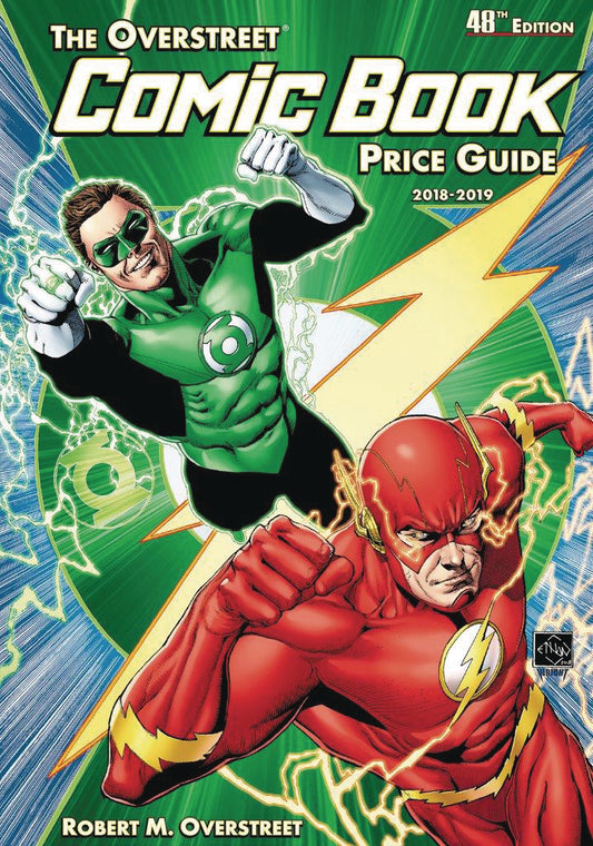 OVERSTREET COMIC BK PG SC VOL48 FLASH GREEN LANTERN COVER