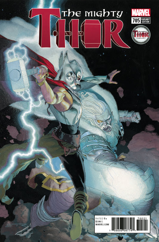 MIGHTY THOR #705 RIBIC MIGHTY THOR VAR LEG COVER