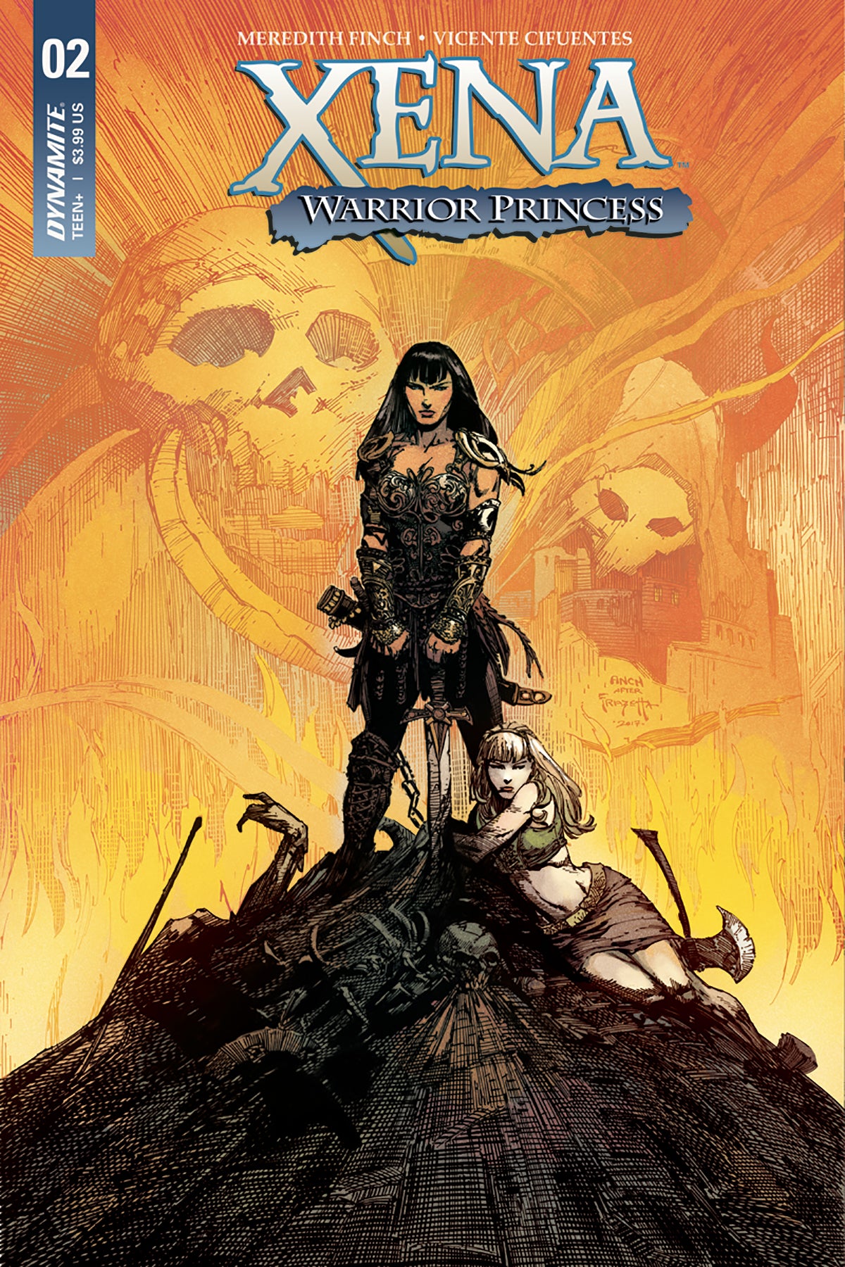 XENA #2 (OF 5) CVR A FINCH COVER