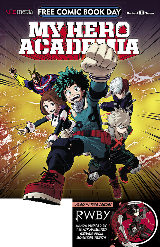 FCBD 2018 VIZ MY HERO ACADEMIA & RWBY  COVER