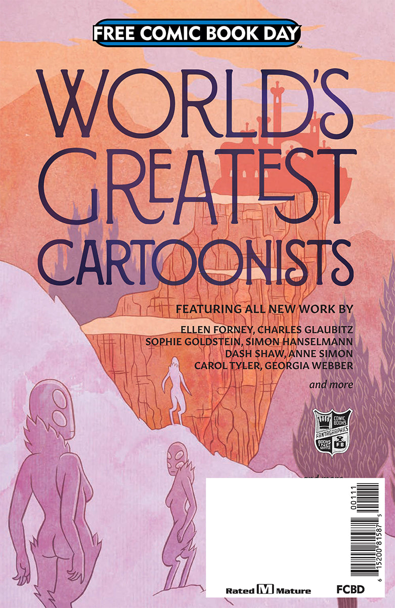 FCBD 2018 FANTAGRAPHICS WORLDS GREATEST CARTOONISTS (MR) COVER