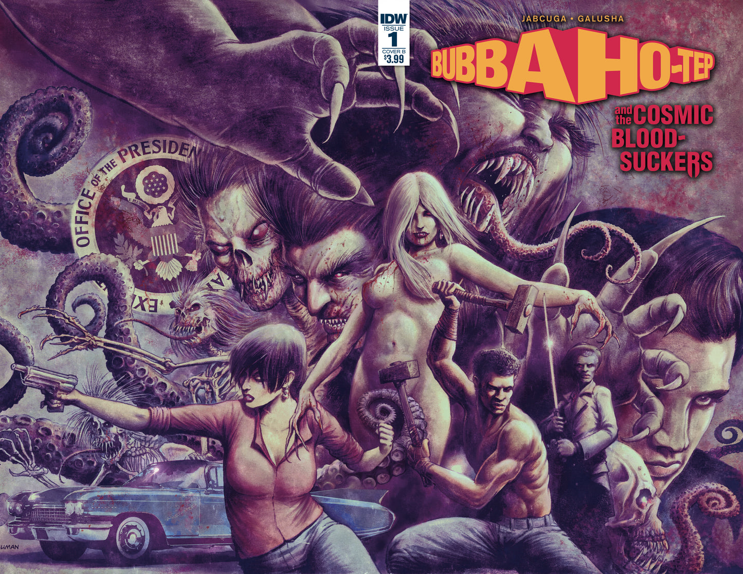 BUBBA HO-TEP & COSMIC BLOOD-SUCKERS #1 CVR B GALUSHA COVER