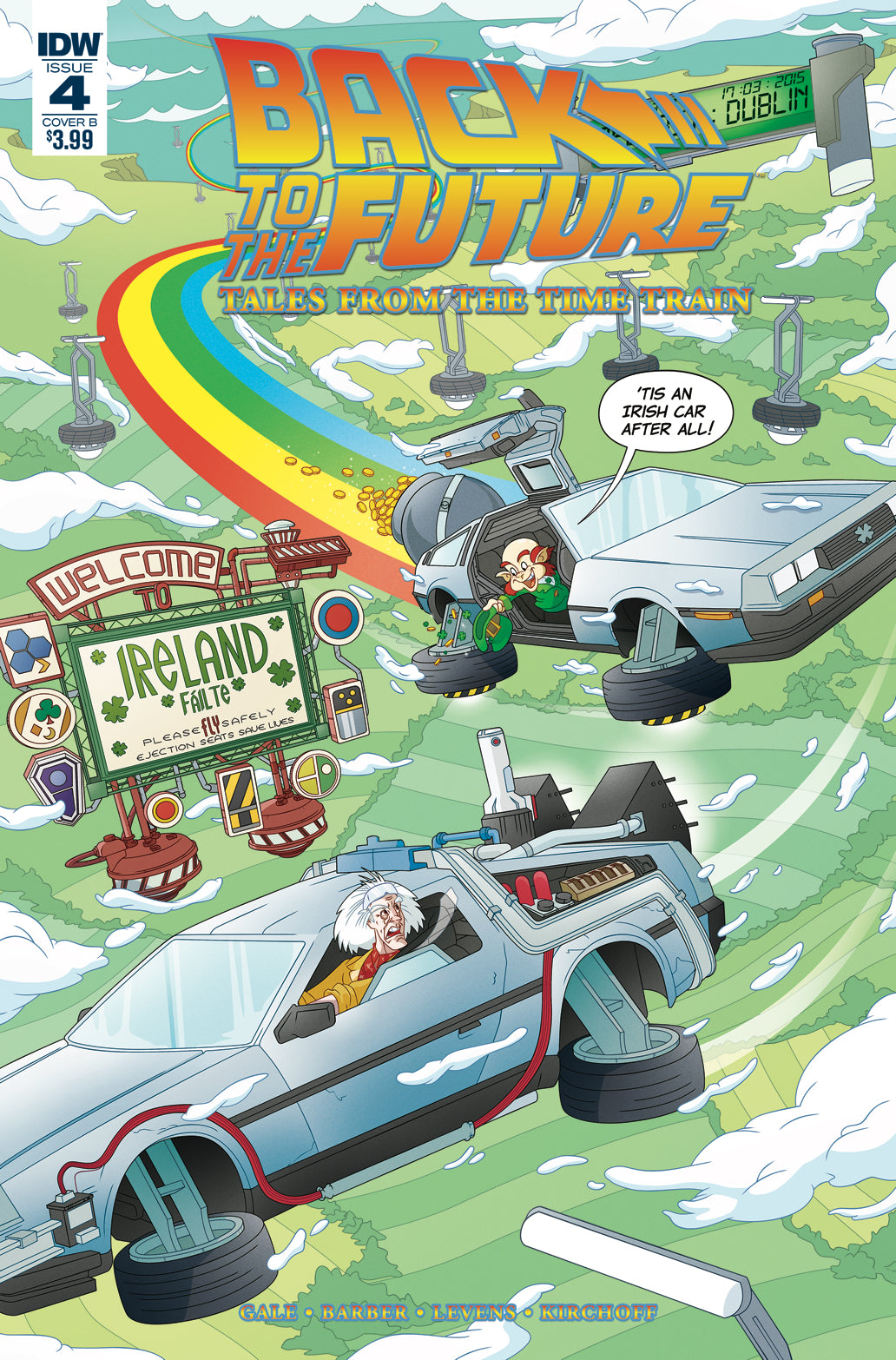 BACK TO THE FUTURE TIME TRAIN #4 CVR B MURPHY COVER