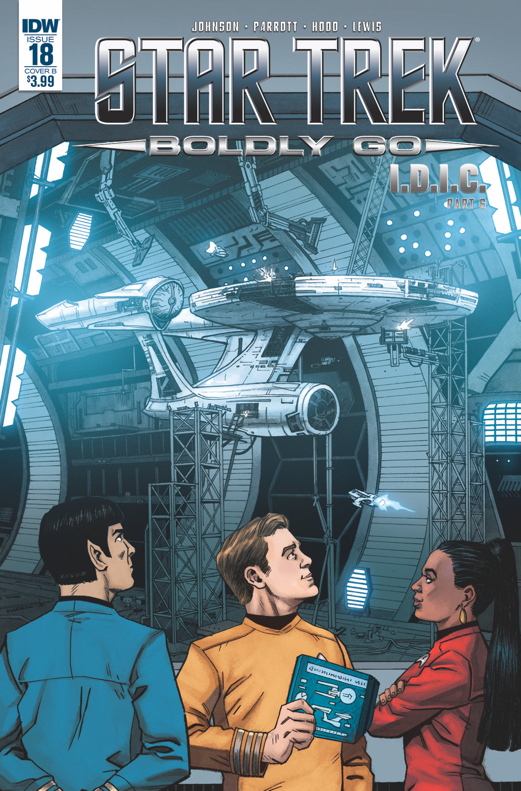 STAR TREK BOLDLY GO #18 CVR B MARRON COVER