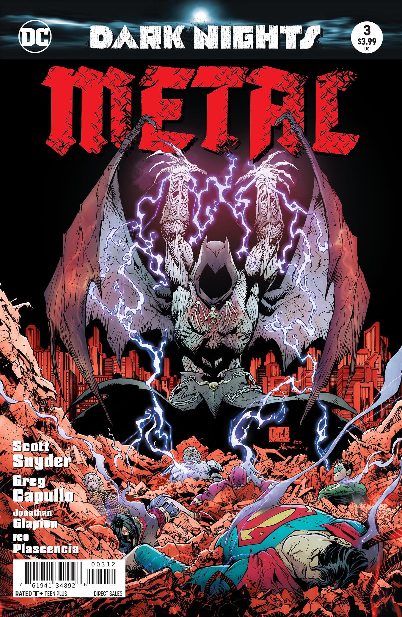 DARK NIGHTS METAL #3 (OF 6) 2ND PTG COVER