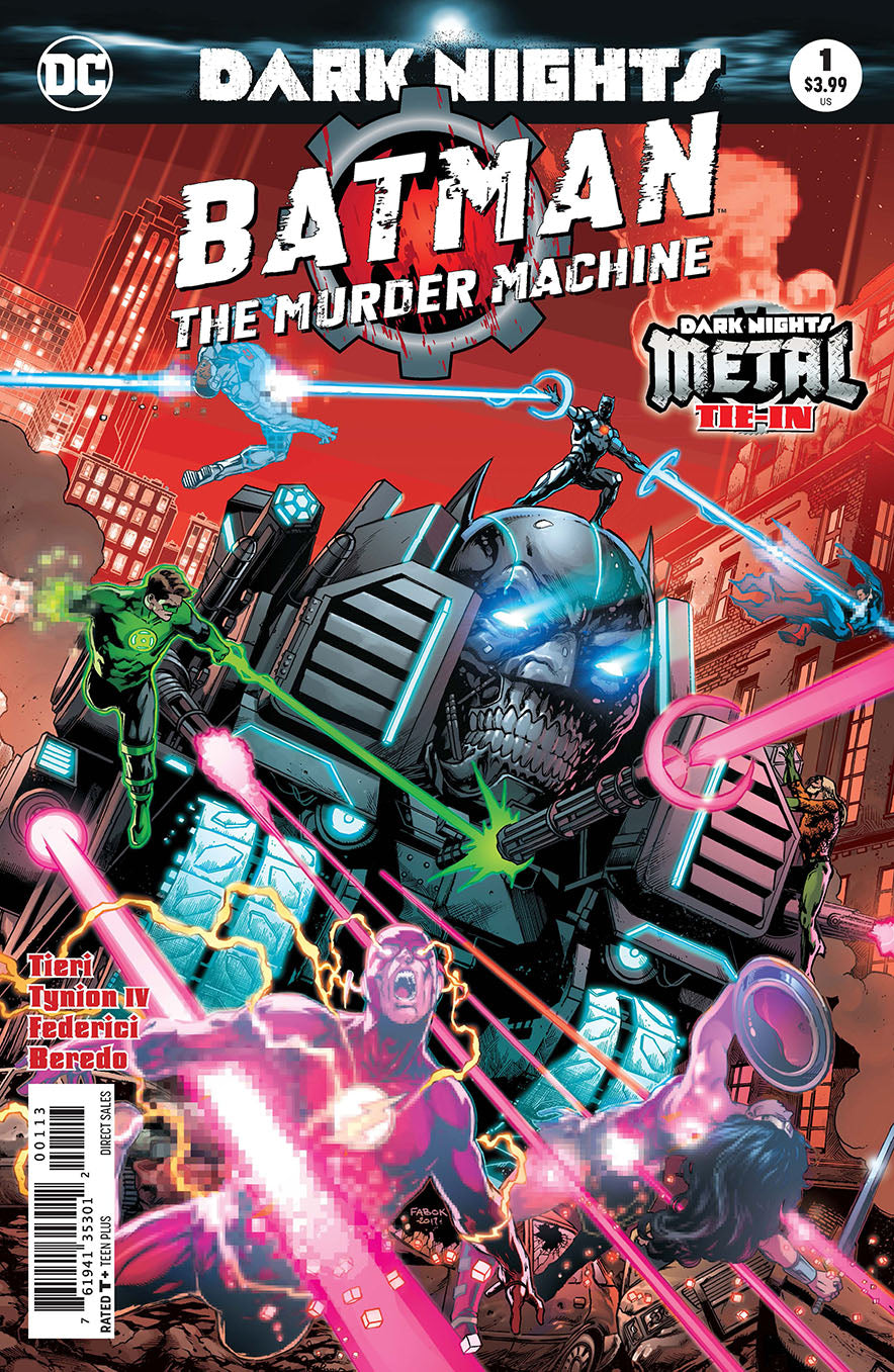 BATMAN THE MURDER MACHINE #1 3RD PTG METAL COVER