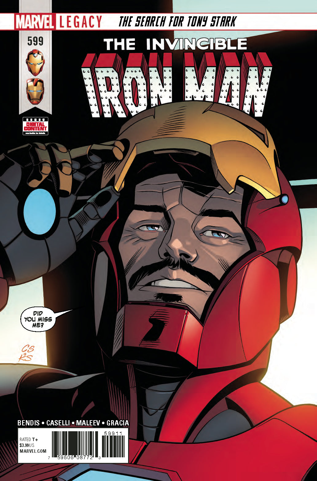 INVINCIBLE IRON MAN #599 LEG COVER