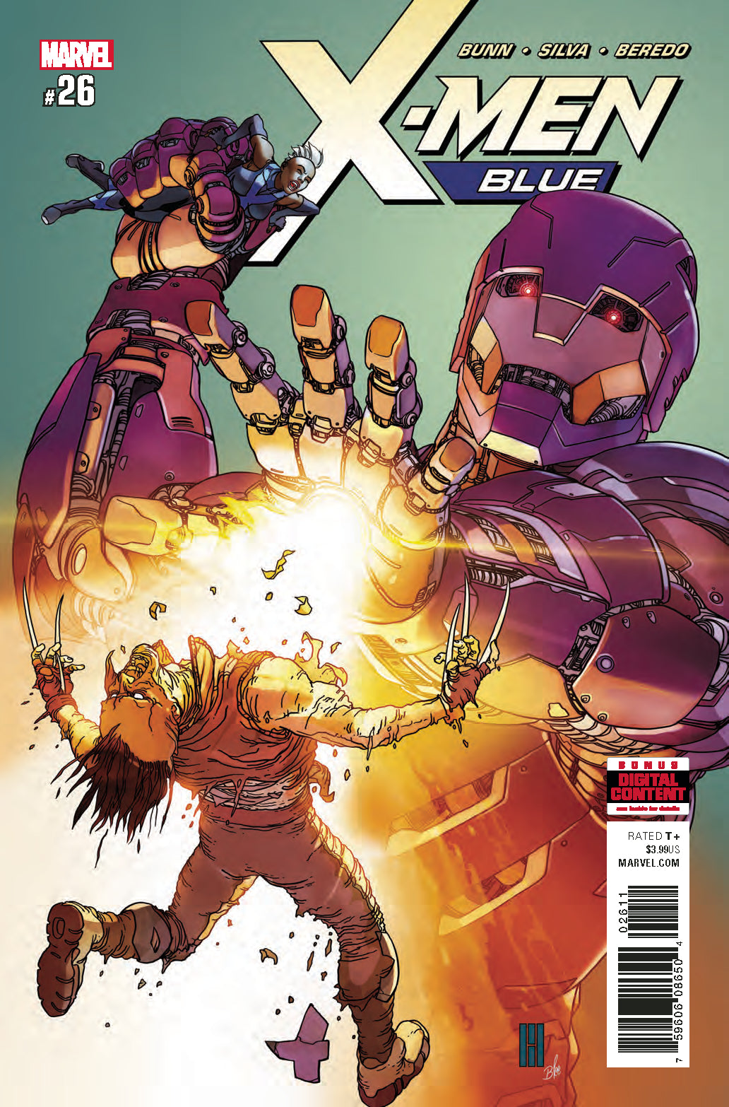 X-MEN BLUE #26 LEG COVER