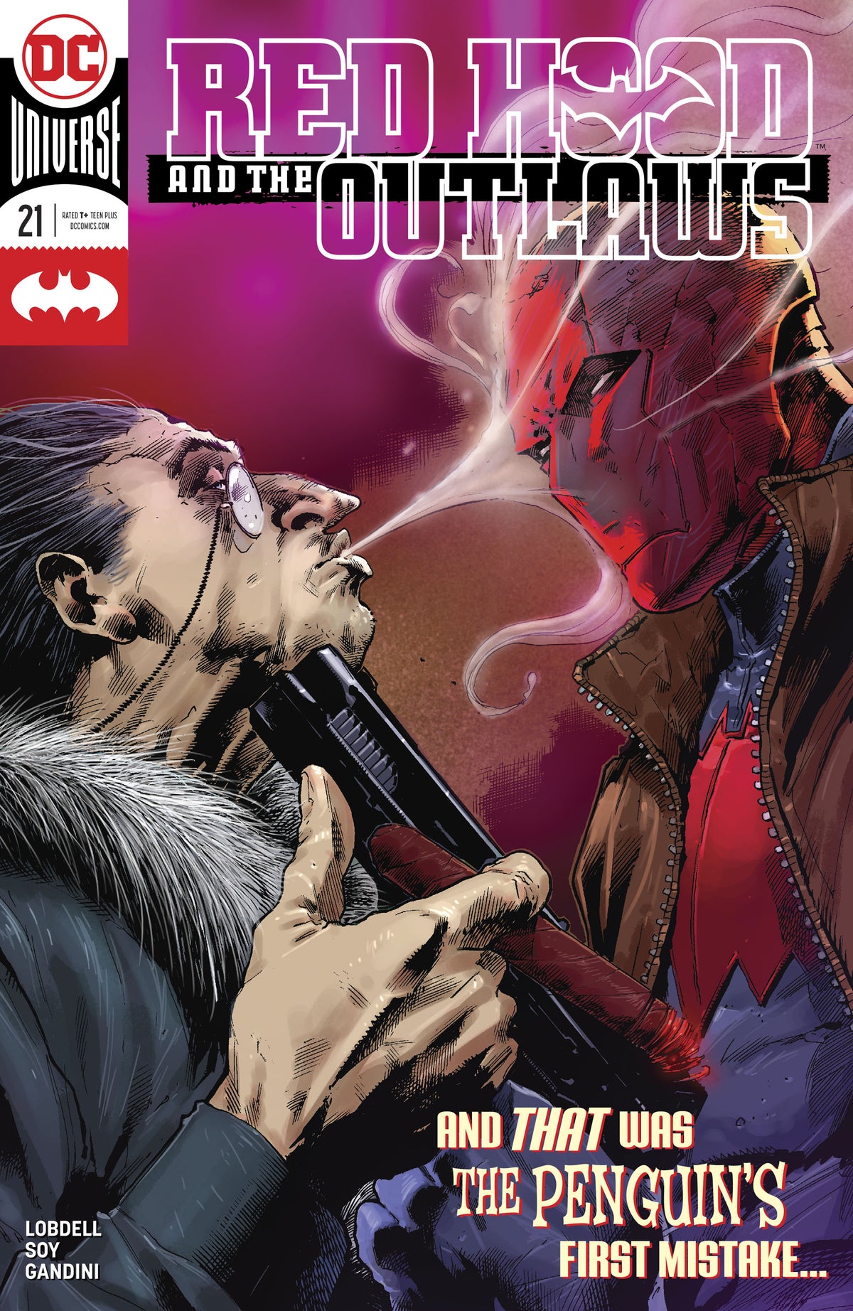 RED HOOD AND THE OUTLAWS #21 COVER