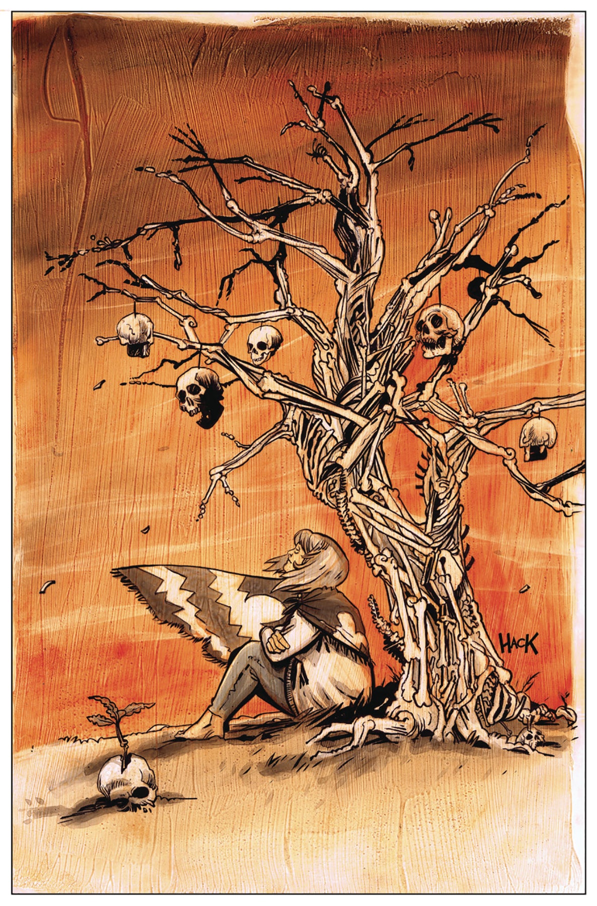 HER INFERNAL DESCENT #1 CVR BHACK (MR) COVER