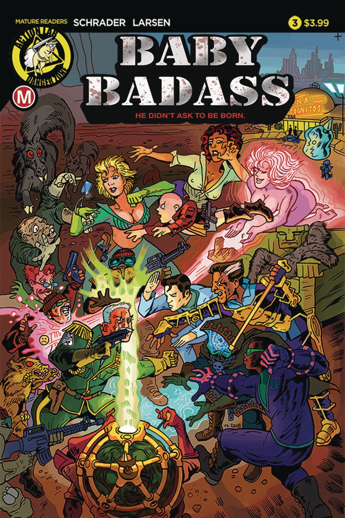 BABY BADASS #3 CVR A LARSEN (MR) COVER