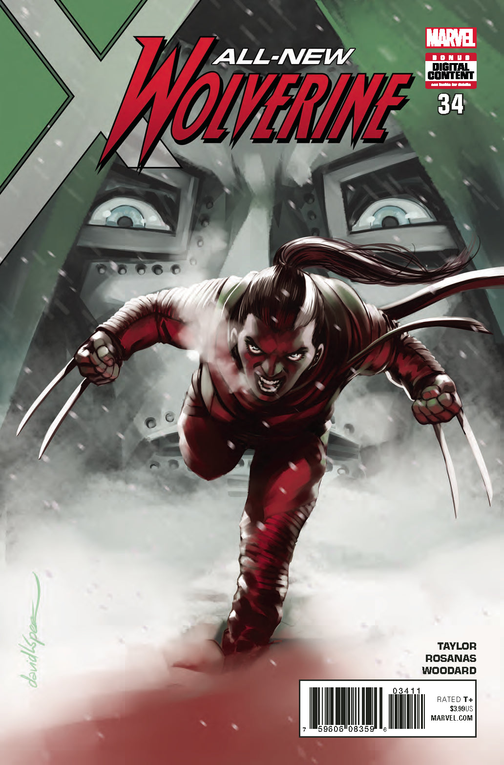 ALL NEW WOLVERINE #34 LEG COVER