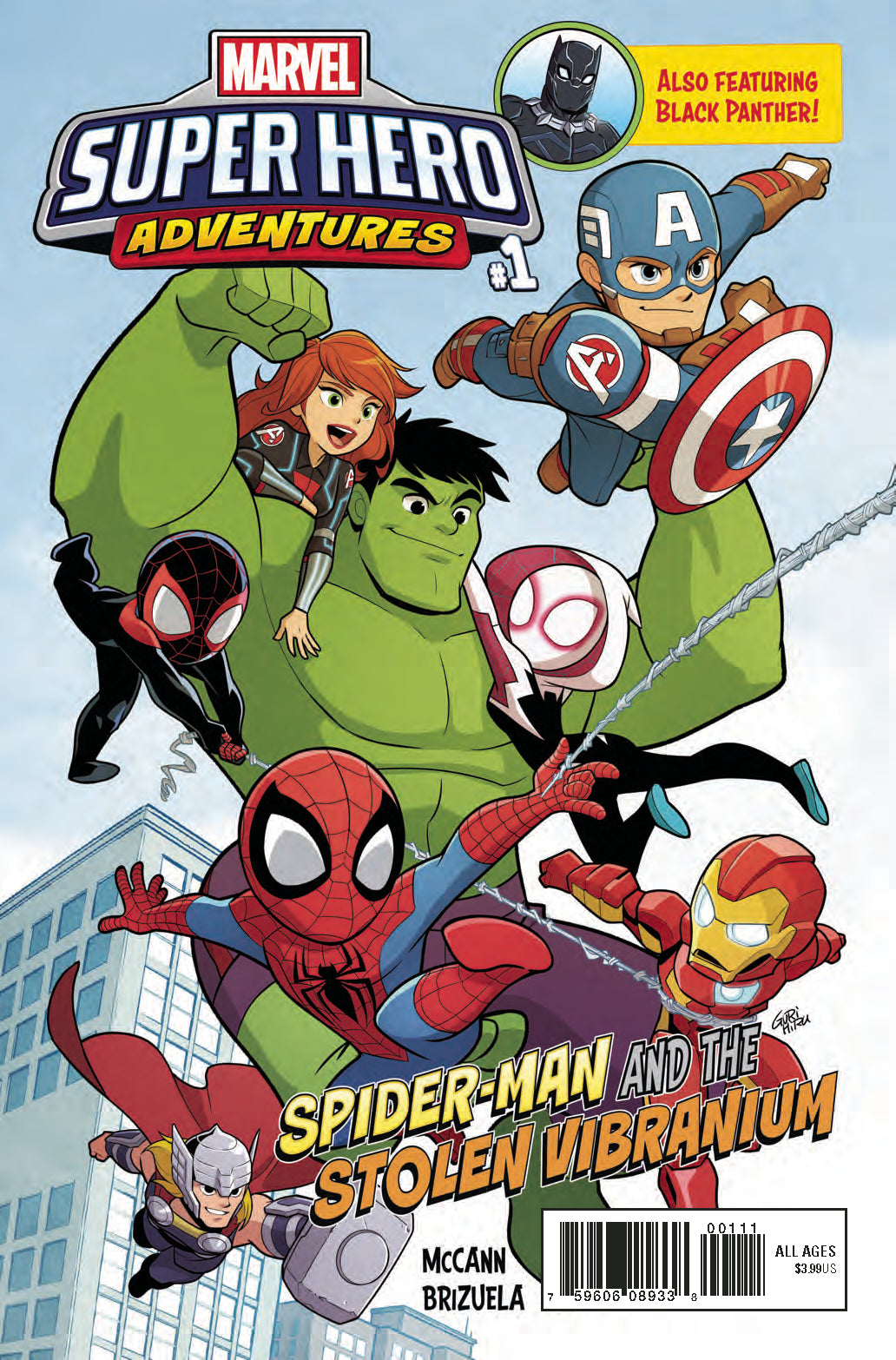 MSH ADVENTURES SPIDER-MAN VIBRANIUM #1 COVER