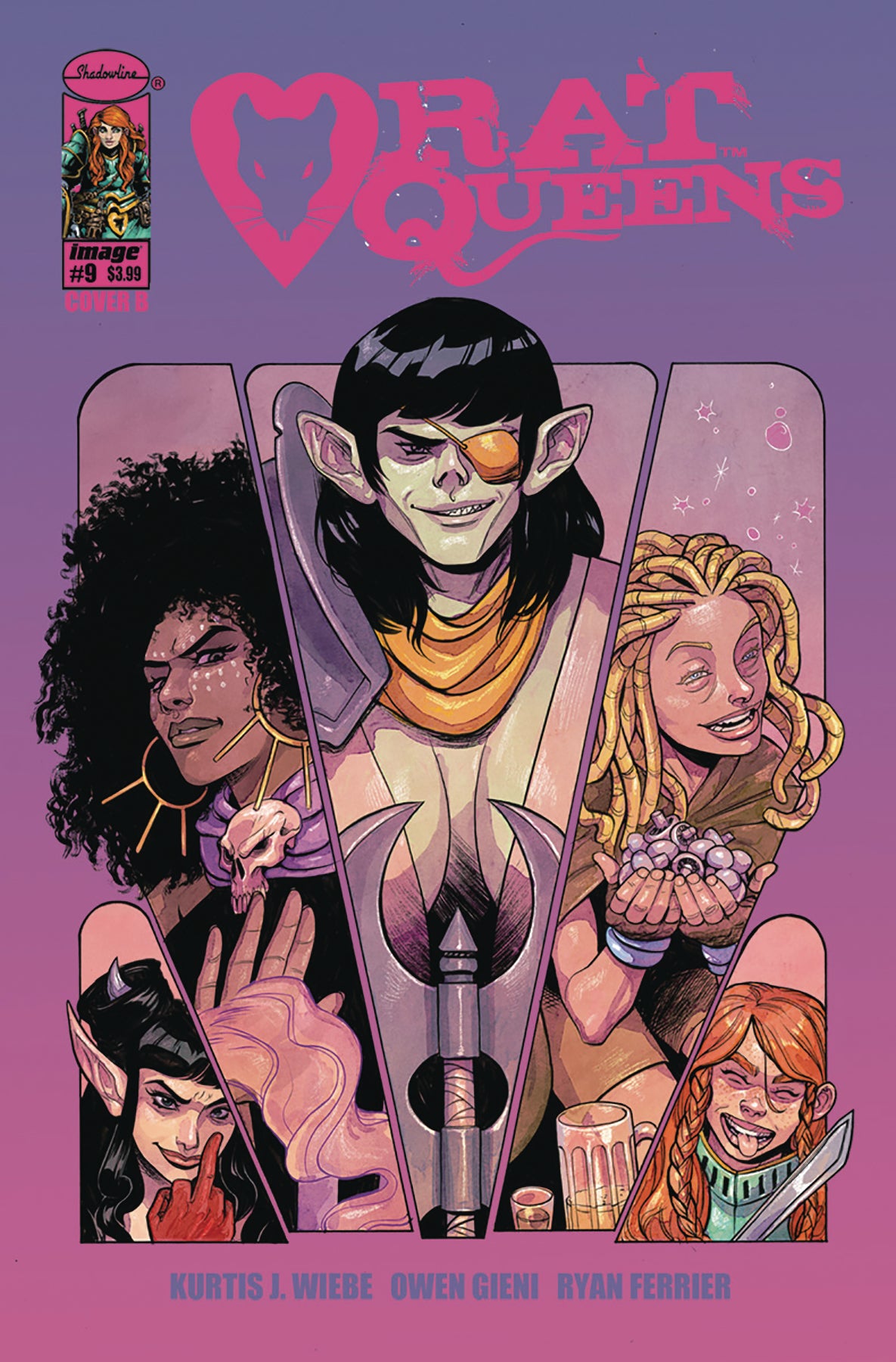 RAT QUEENS #9 CVR B DEL DUCA (MR) COVER