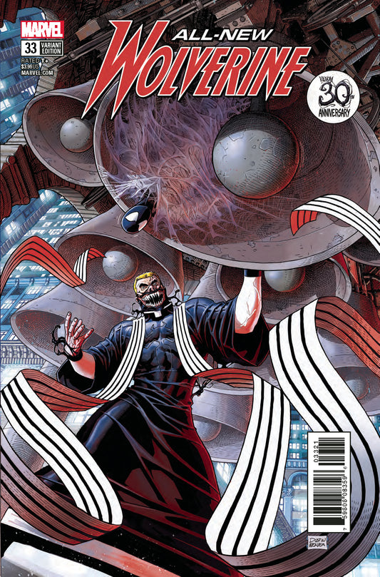 ALL NEW WOLVERINE #33 WEAVER VENOM 30TH VAR LEG COVER