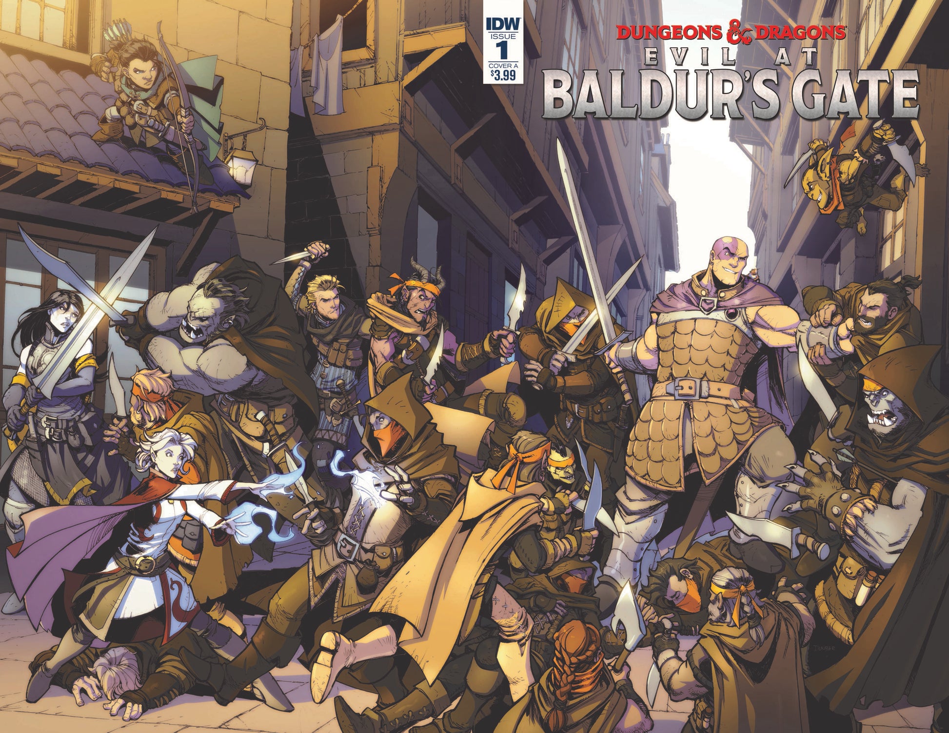 DUNGEONS & DRAGONS EVIL AT BALDURS GATE #1 CVR A DUNBAR COVER