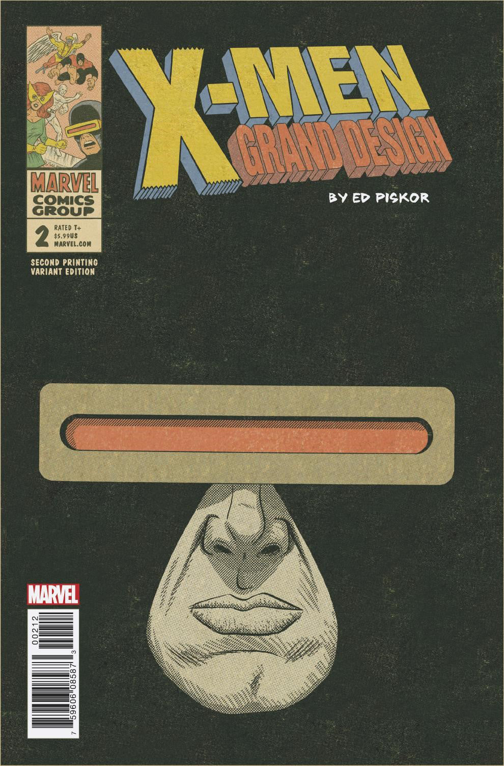 X-MEN GRAND DESIGN #2 (OF 2) 2ND PTG PISKOR VAR COVER