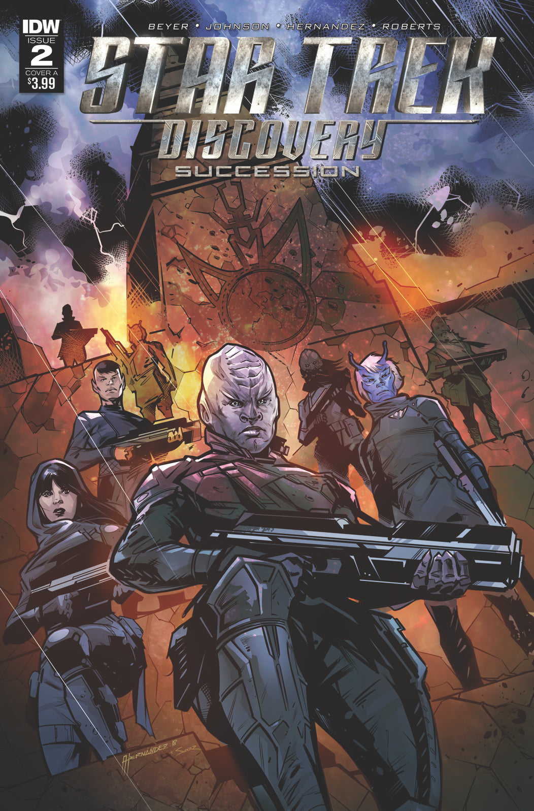 STAR TREK DISCOVERY SUCCESSION #2 CVR A HERNANDEZ COVER