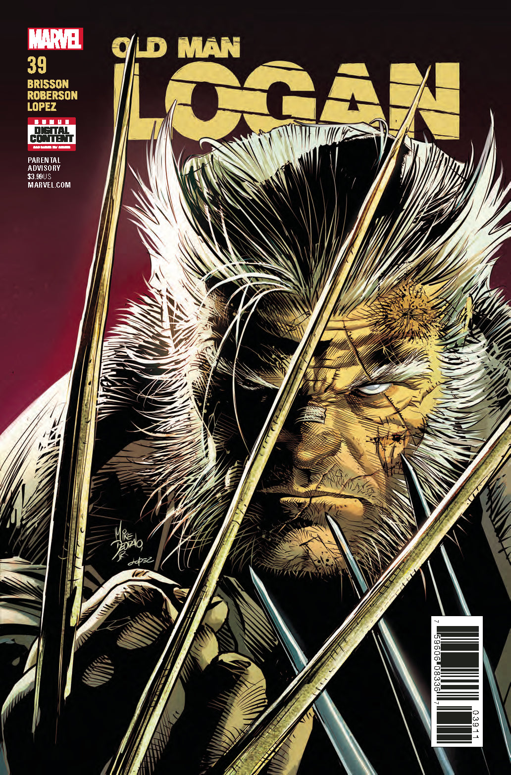 OLD MAN LOGAN #39 LEG COVER