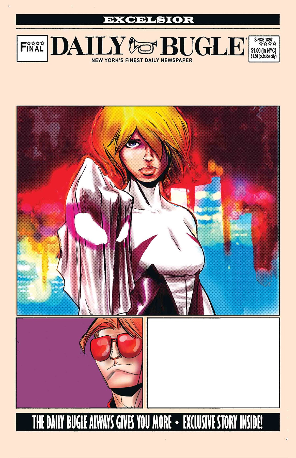 SPIDER-GWEN #32 LEG COVER