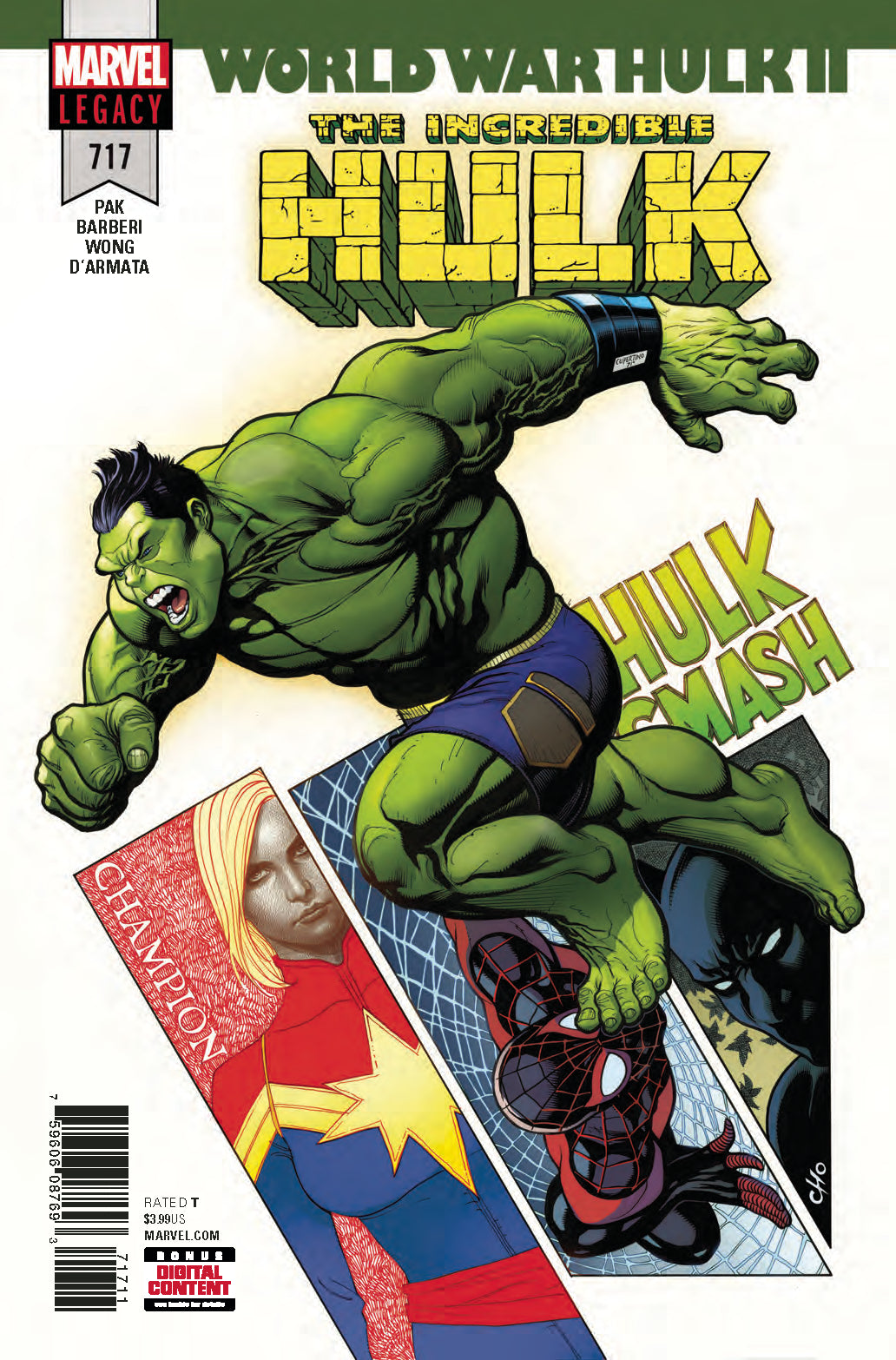 INCREDIBLE HULK #717 LEG COVER