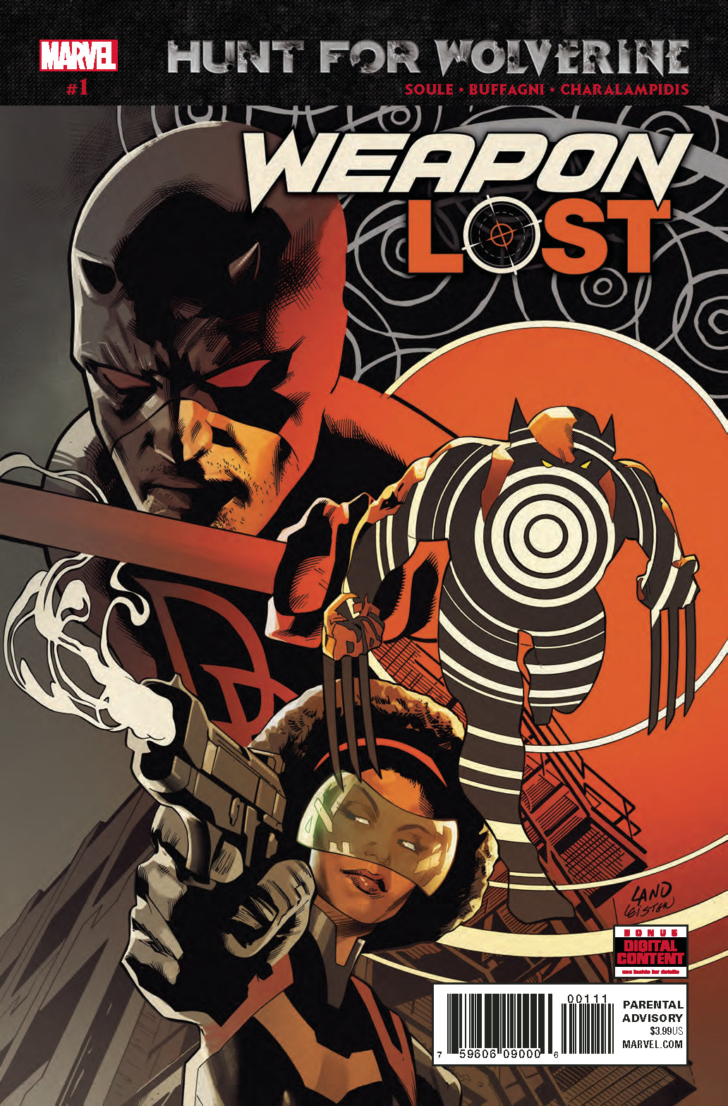 HUNT FOR WOLVERINE WEAPON LOST #1 (OF 4) COVER