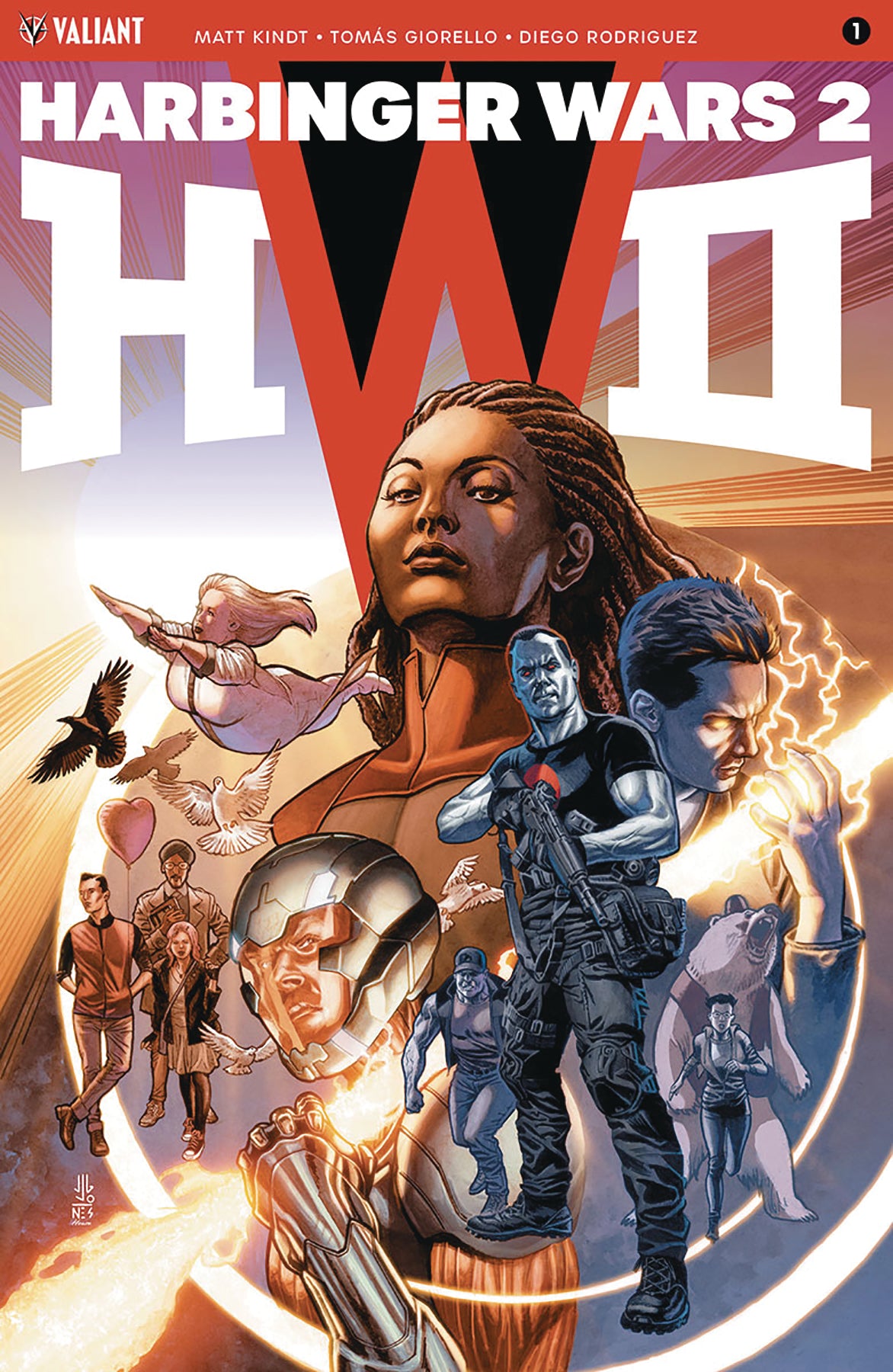 HARBINGER WARS 2 #1 (OF 4) CVR A JONES COVER
