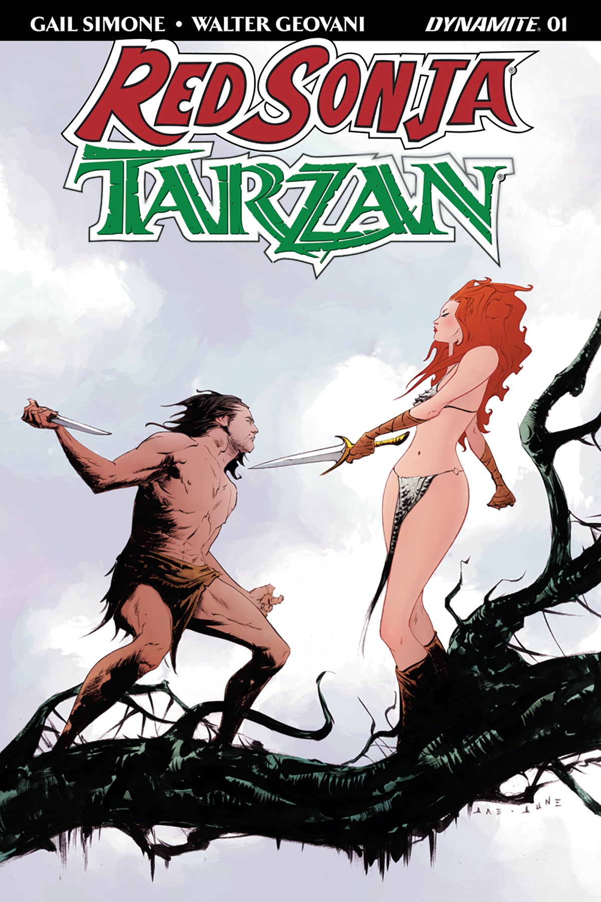 RED SONJA TARZAN #1 CVR B LEE COVER