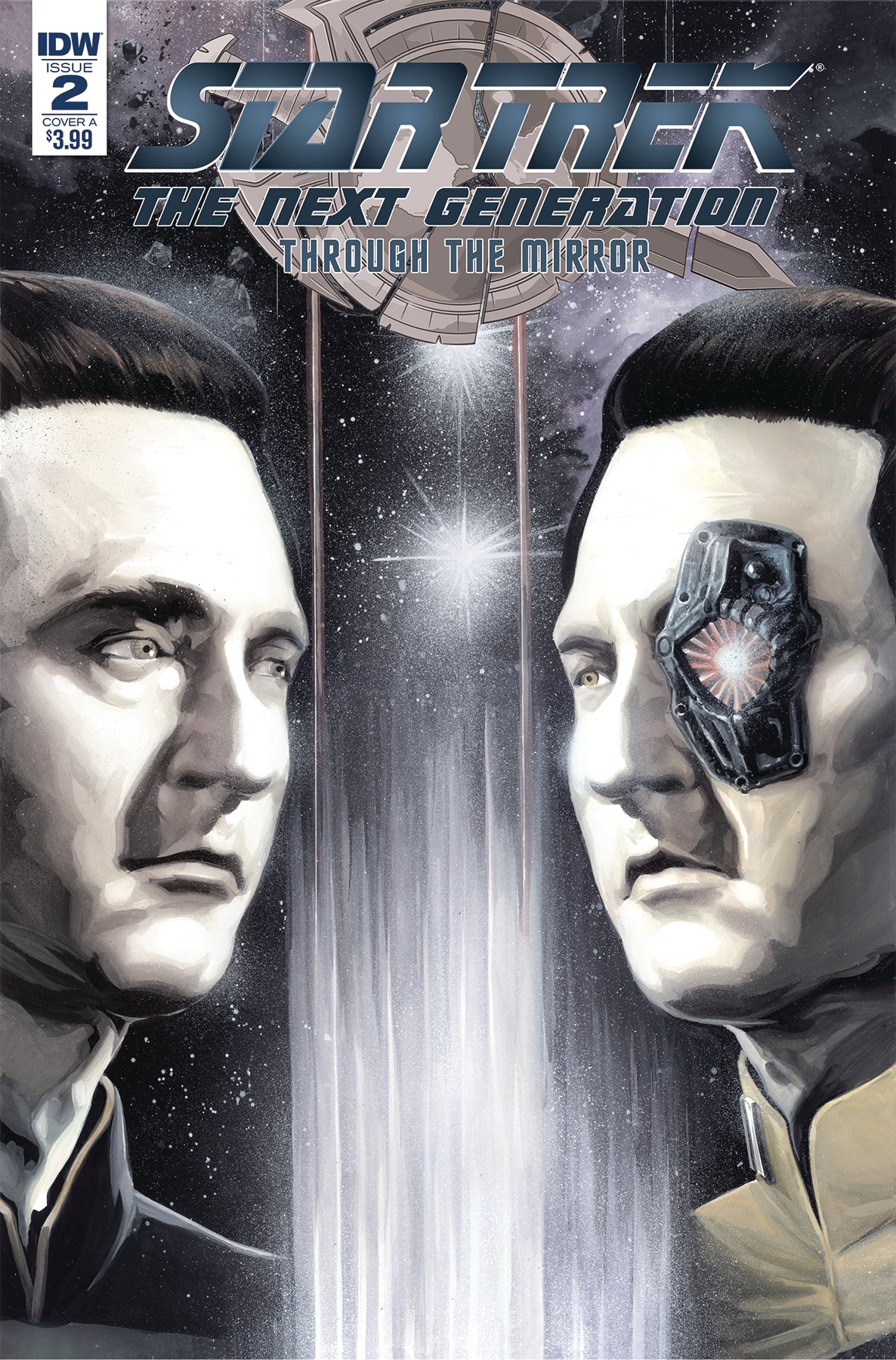 STAR TREK TNG THROUGH THE MIRROR #2 CVR A WOODWARD COVER
