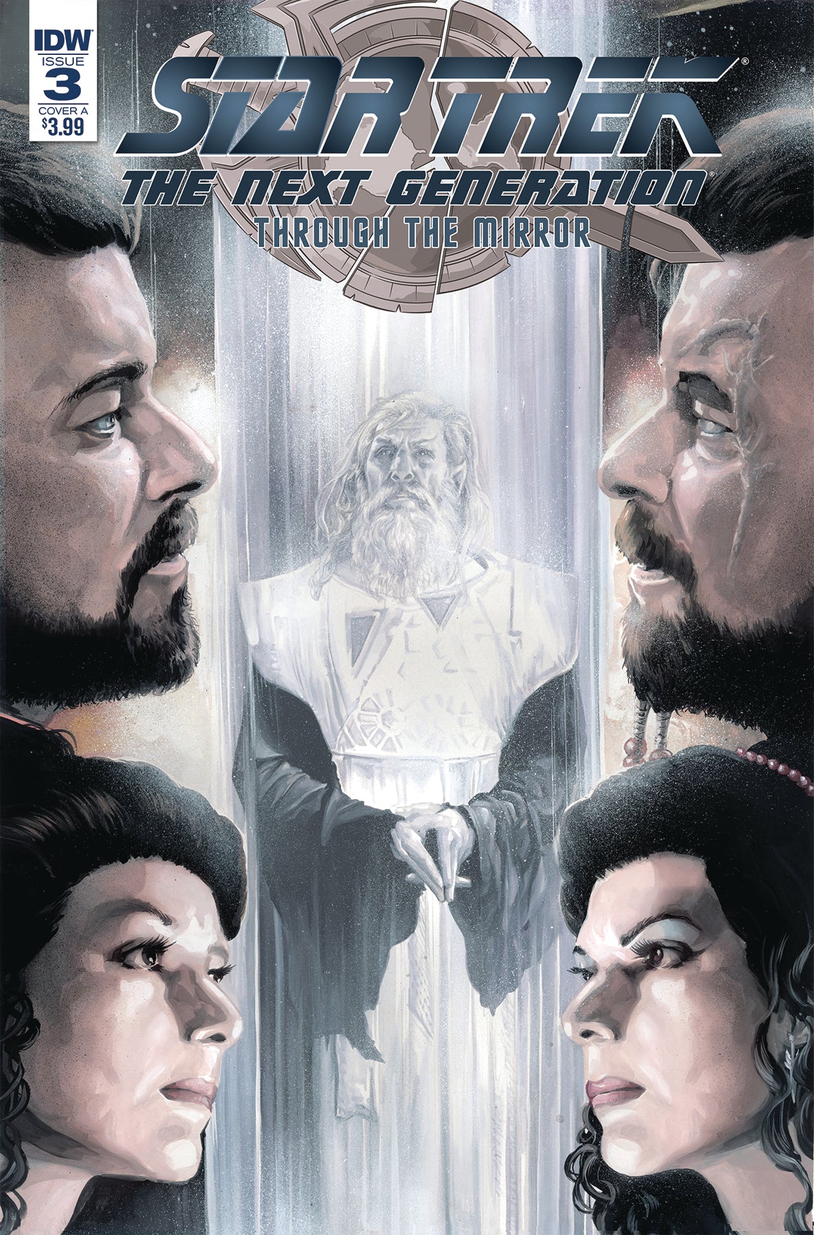STAR TREK TNG THROUGH THE MIRROR #3 CVR A WOODWARD COVER