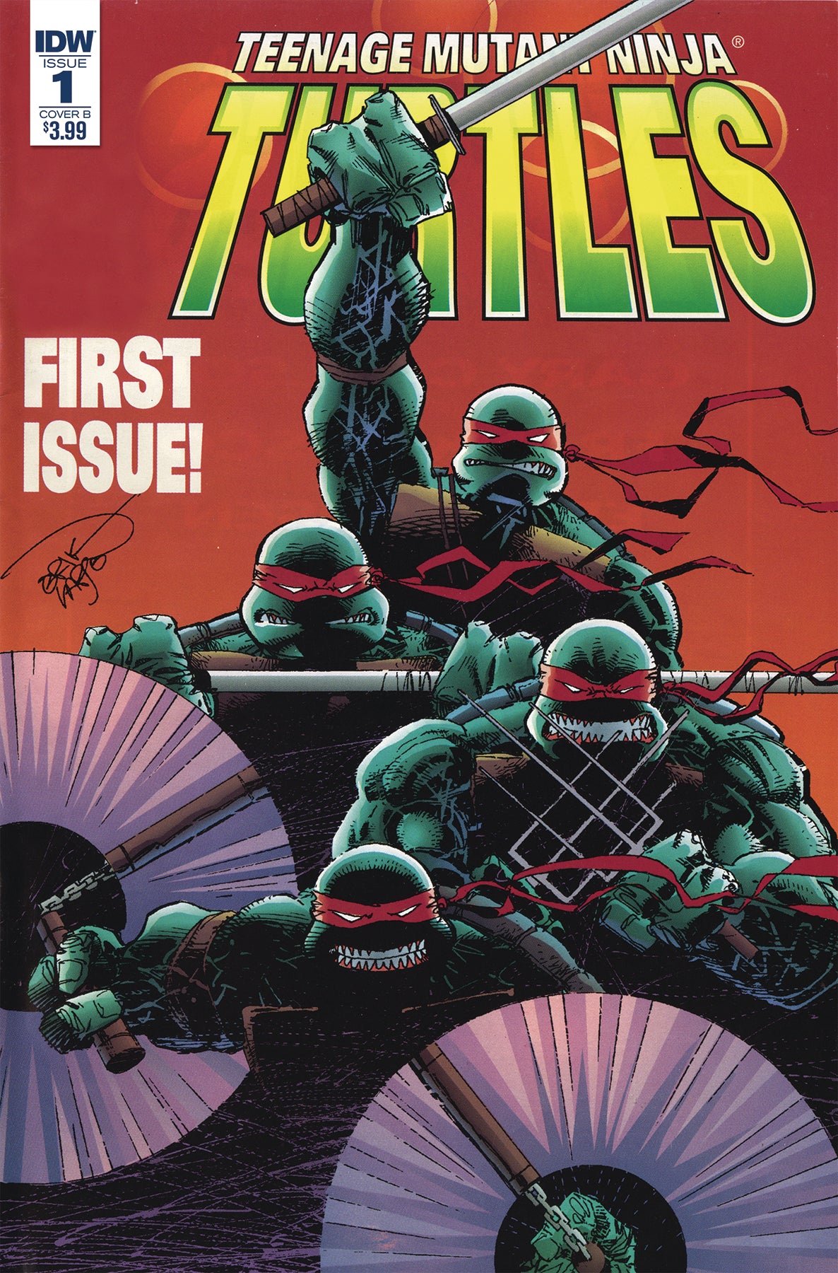 TMNT URBAN LEGENDS #1 CVR B LARSEN COVER