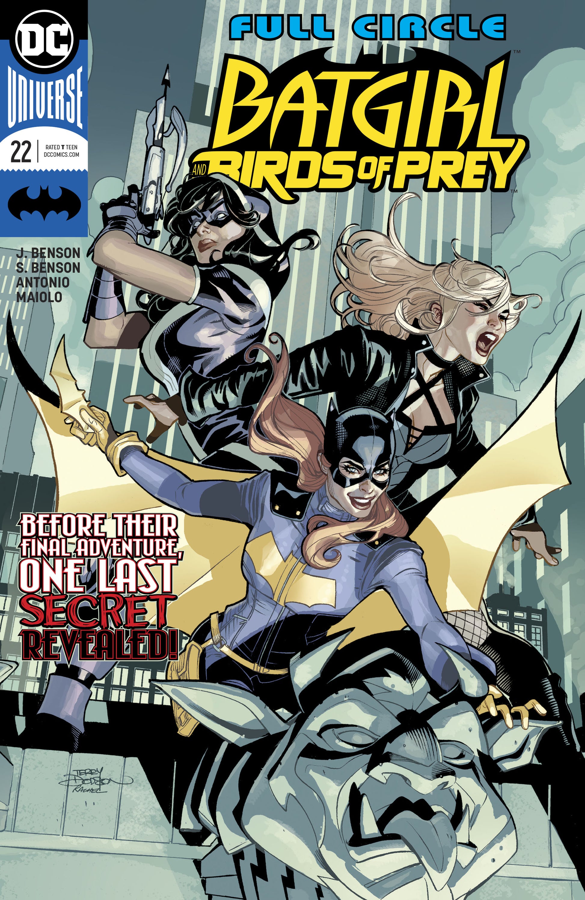 BATGIRL AND THE BIRDS OF PREY #22 COVER