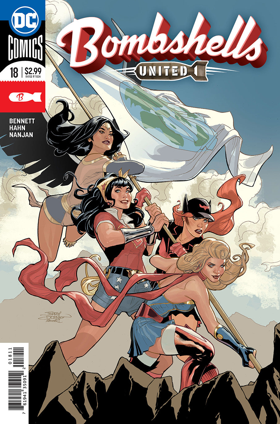 BOMBSHELLS UNITED #18 COVER