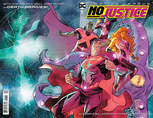 JUSTICE LEAGUE NO JUSTICE #1 (OF 4) COVER