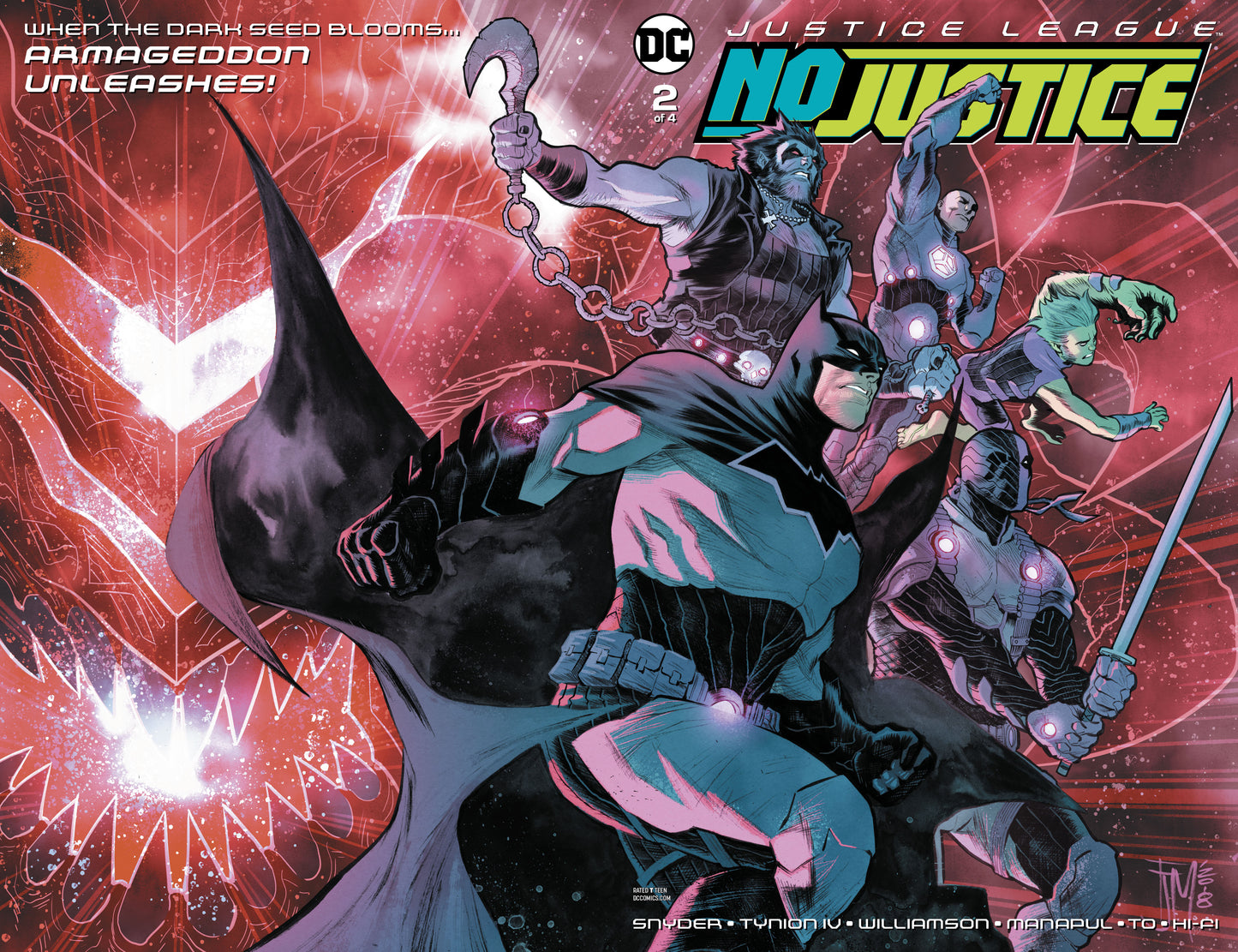 JUSTICE LEAGUE NO JUSTICE #2 (OF 4) COVER