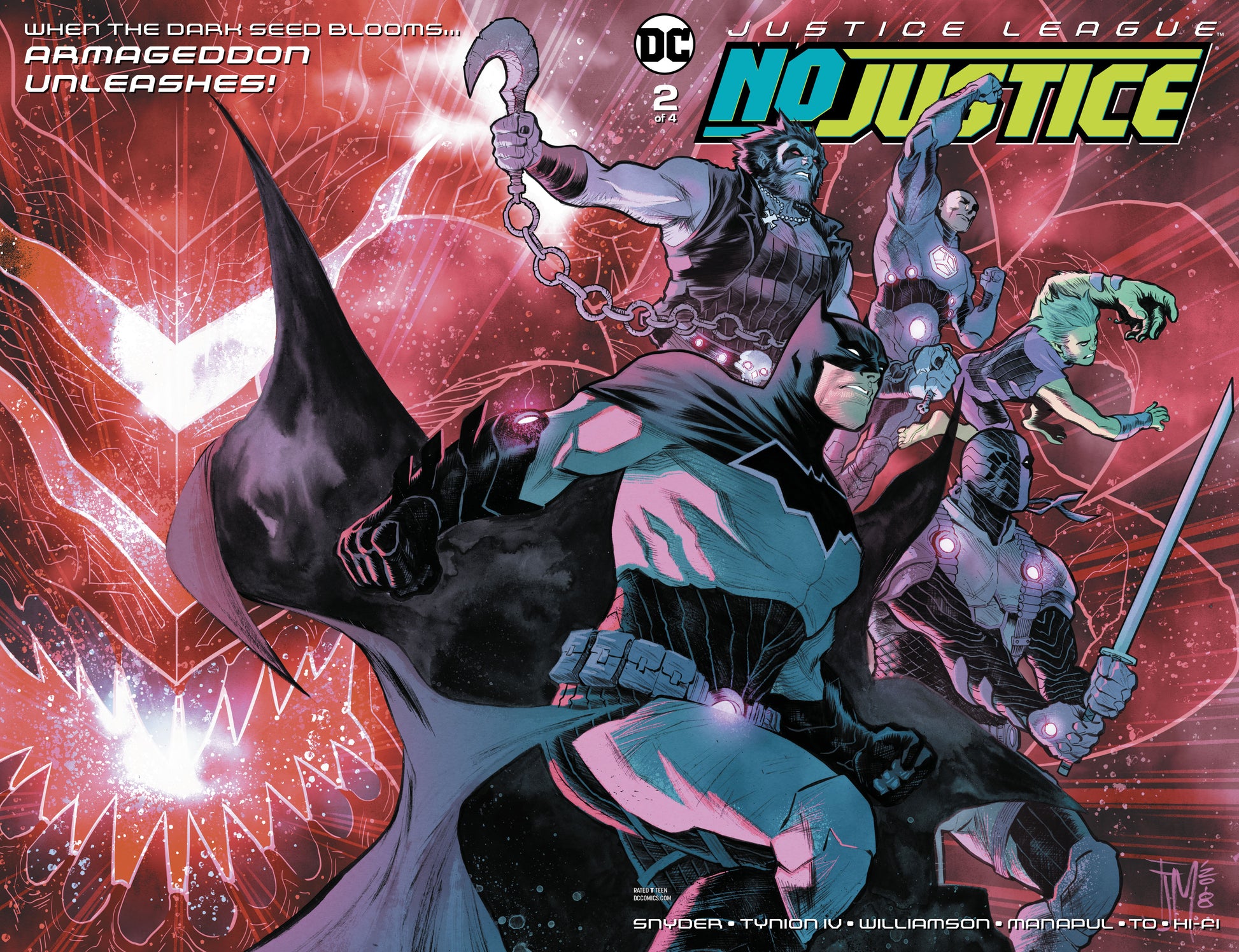 JUSTICE LEAGUE NO JUSTICE #2 (OF 4) COVER