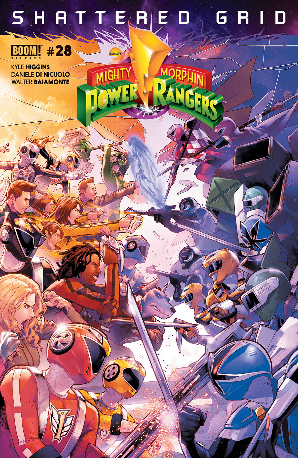 MIGHTY MORPHIN POWER RANGERS #28 MAIN SG COVER