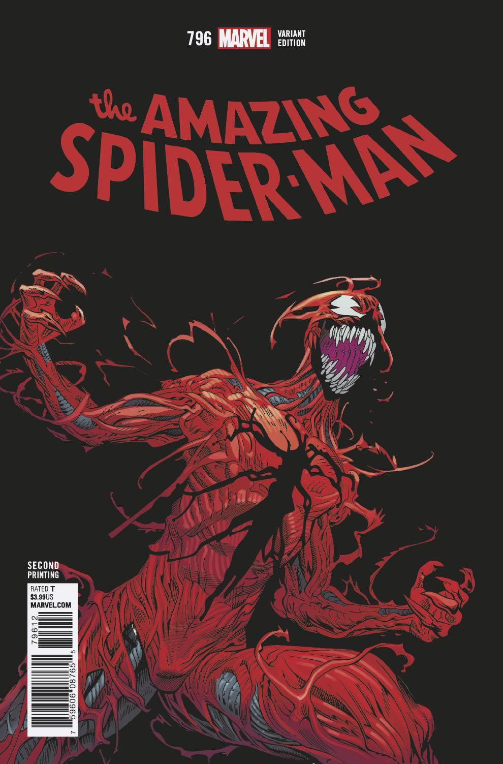 AMAZING SPIDER-MAN #796 2ND PTG HAWTHORNE VAR LEG COVER