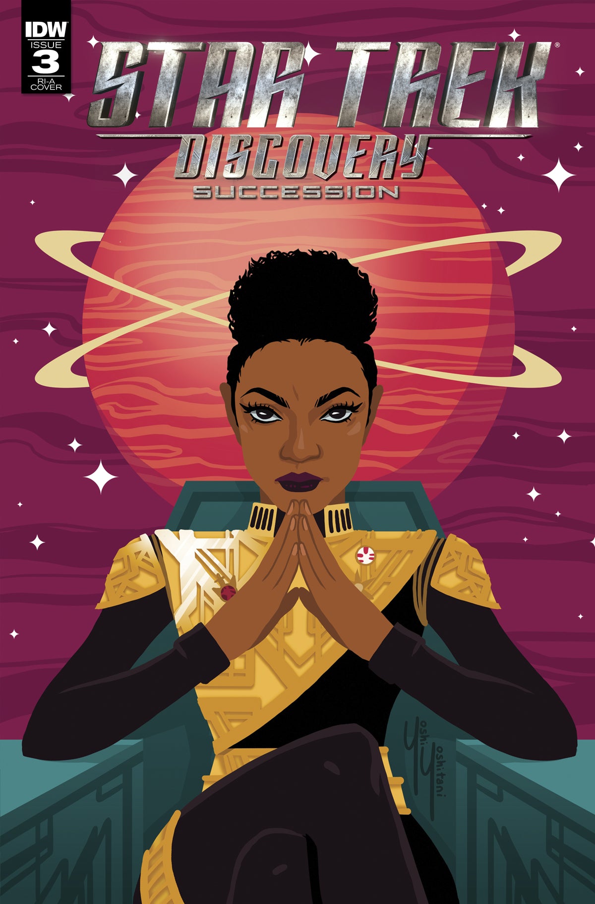STAR TREK DISCOVERY SUCCESSION #3 CVR A HERNANDEZ COVER