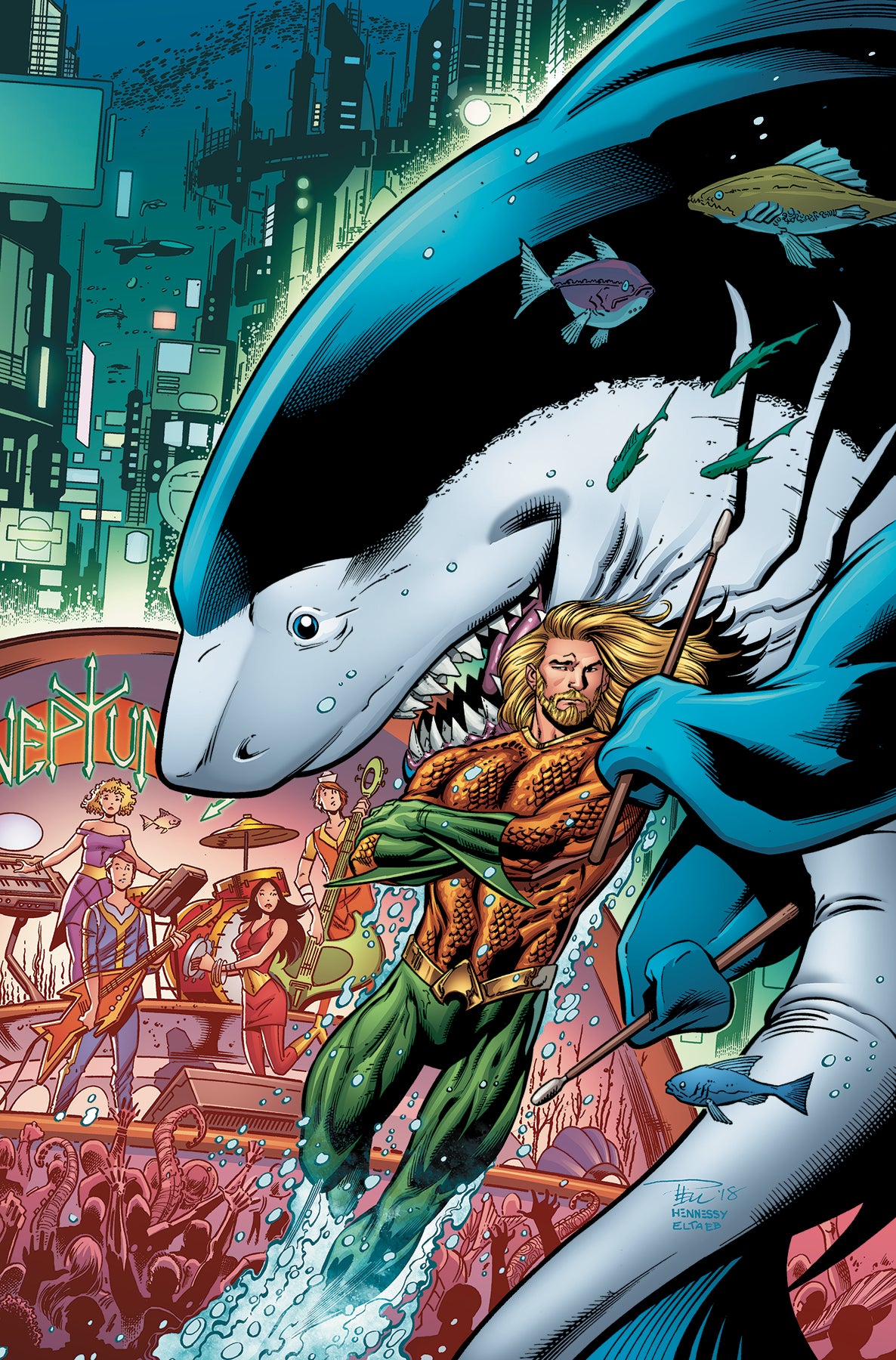 AQUAMAN JABBERJAW SPECIAL #1 COVER