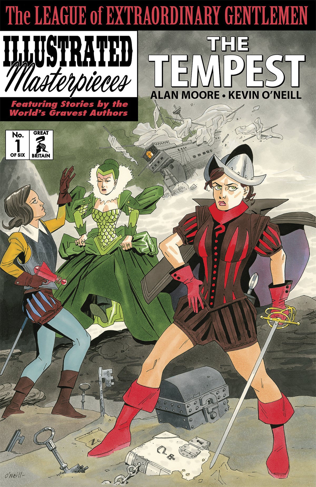 LOEG TEMPEST #1 CVR A ONEILL (MR) COVER
