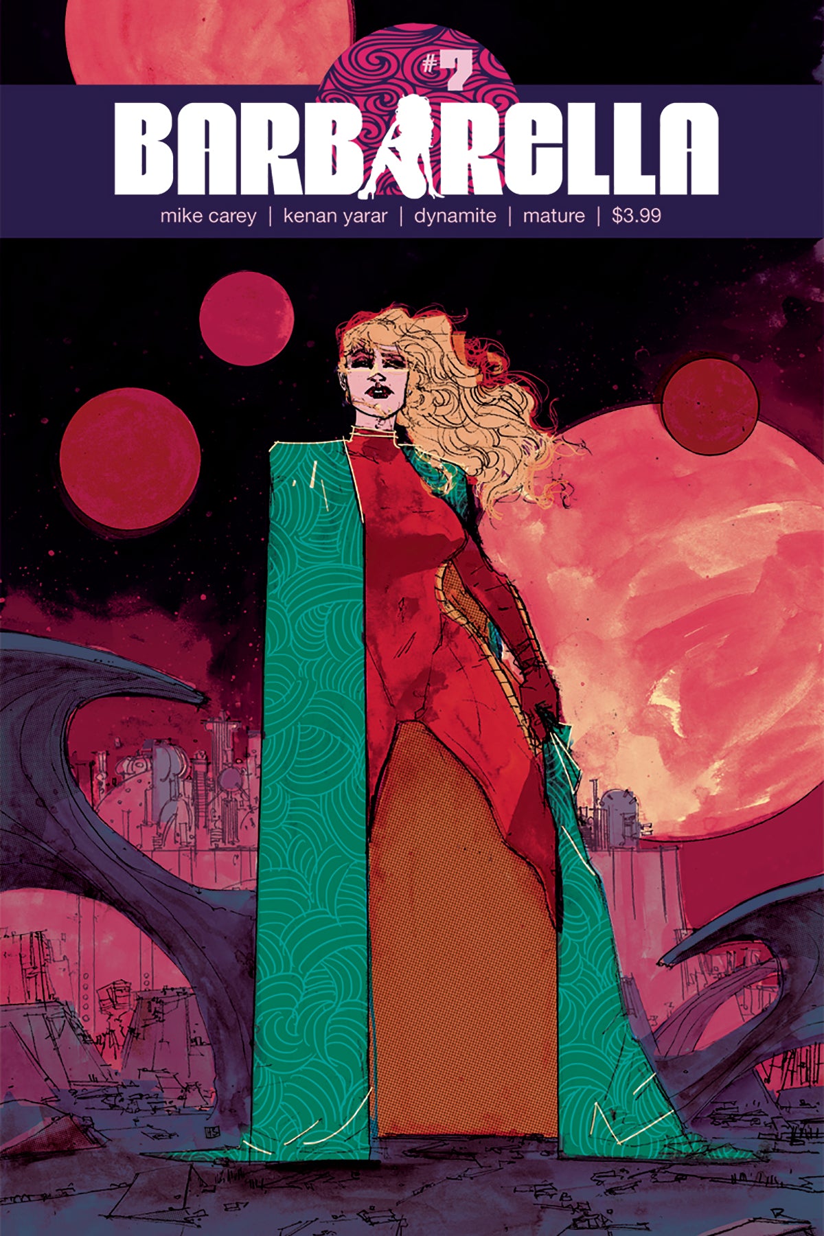 BARBARELLA #7 CVR B SHERMAN (MR) COVER