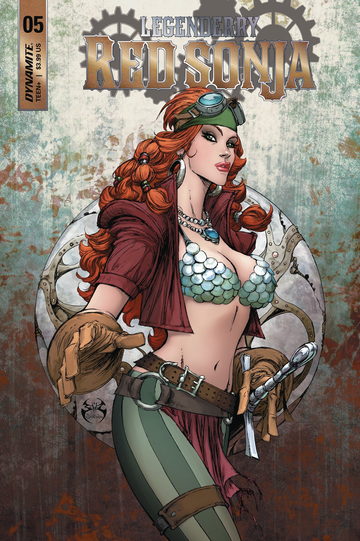 LEGENDERRY RED SONJA #5 (OF 5) CVR A BENITEZ COVER